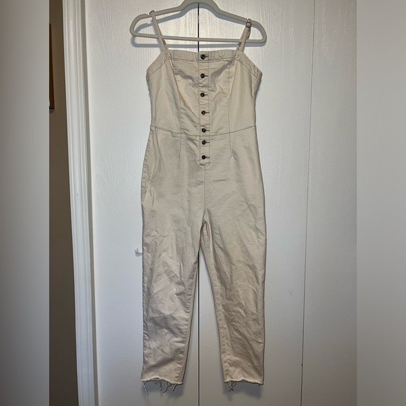Superdry Button Through Jumpsuit - Picture 1 of 16